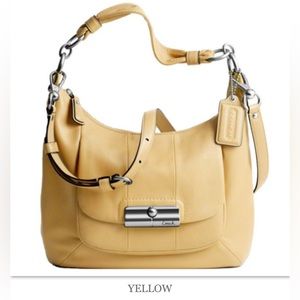 🪷 COACH KRISTIN LEATHER HOBO